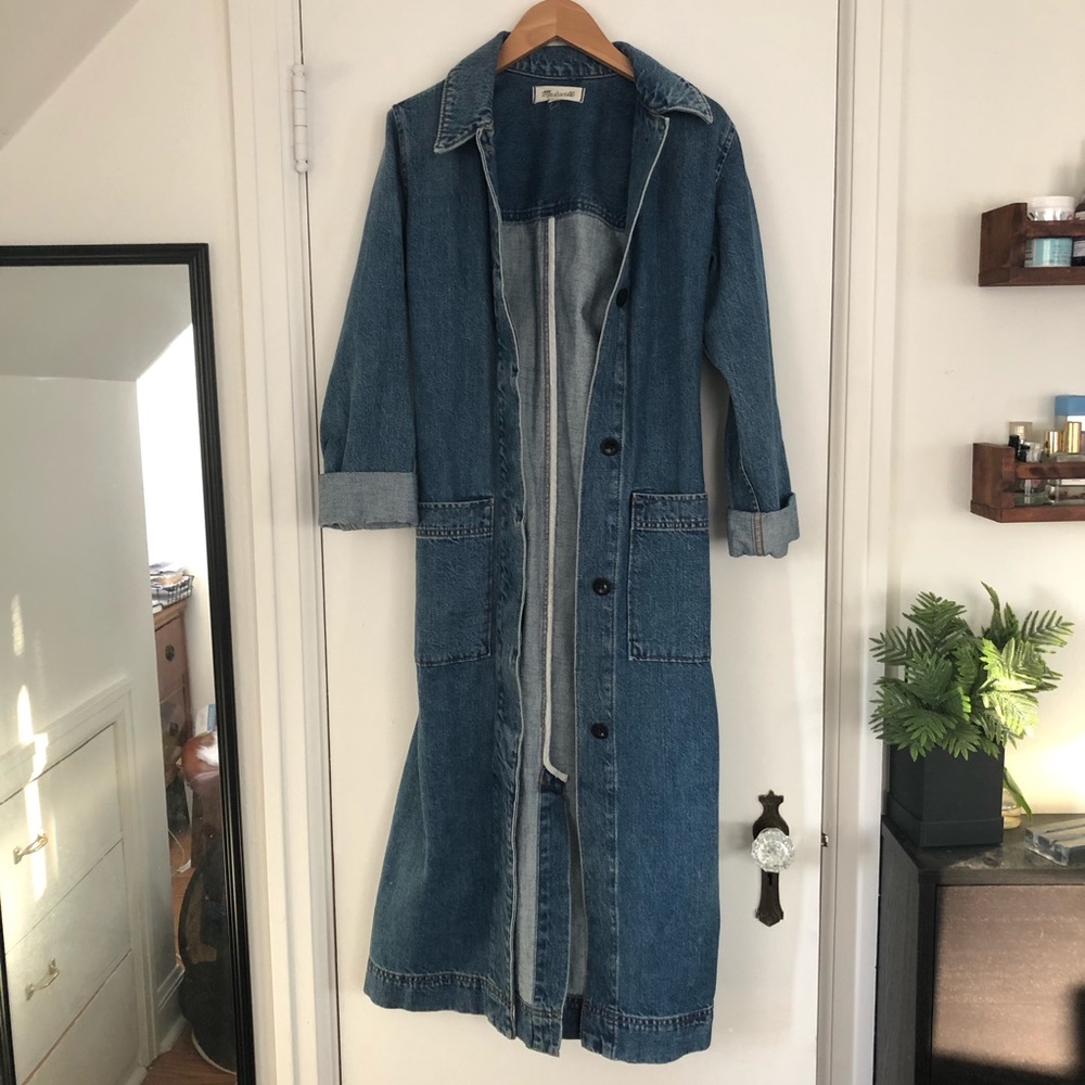 Madewell Denim Duster Coat